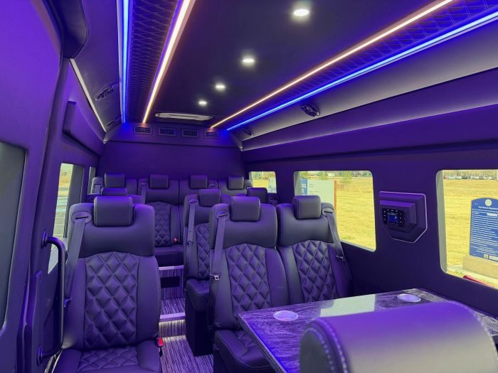 Executive Sprinter seating – Laporte limo service