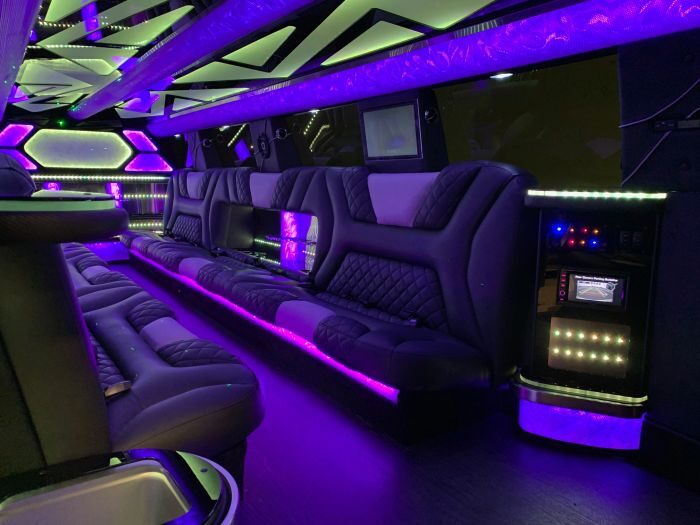 SUV limo interior – Laporte limo service