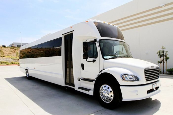 White limo bus – Laporte limo service